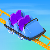 تحميل لعبة Idle Roller Coaster مهكرة للاندرويد 1