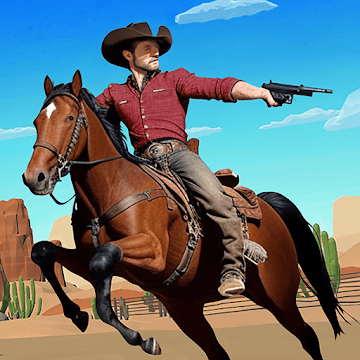 تحميل لعبة Wild West Cowboy مهكرة 2024 للاندرويد