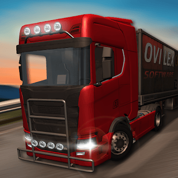 تحميل لعبة Euro Truck Driver 2018 مهكرة للاندرويد