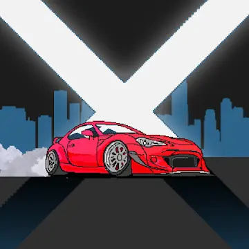 تحميل لعبة Pixel X Racer مهكرة 2024 للاندرويد