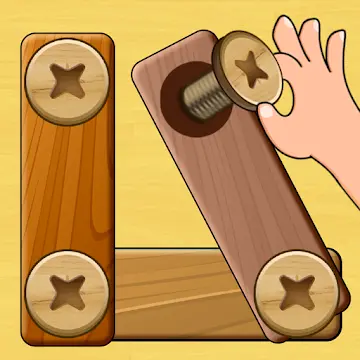 تحميل لعبة Wood Nuts & Bolts Puzzle مهكرة اخر اصدار للاندرويد